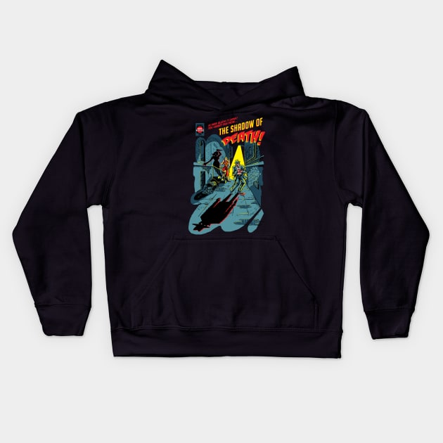 Shadow of Death Kids Hoodie by Made With Awesome